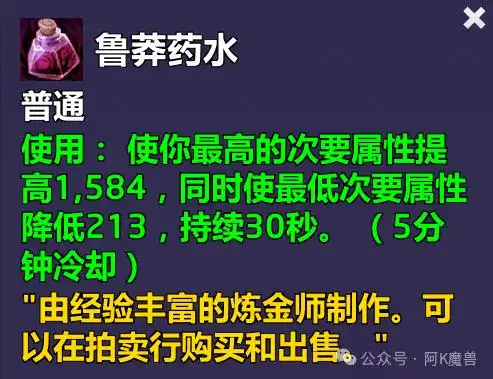 魔兽世界12.0鲁莽药水炼金配方怎么获得