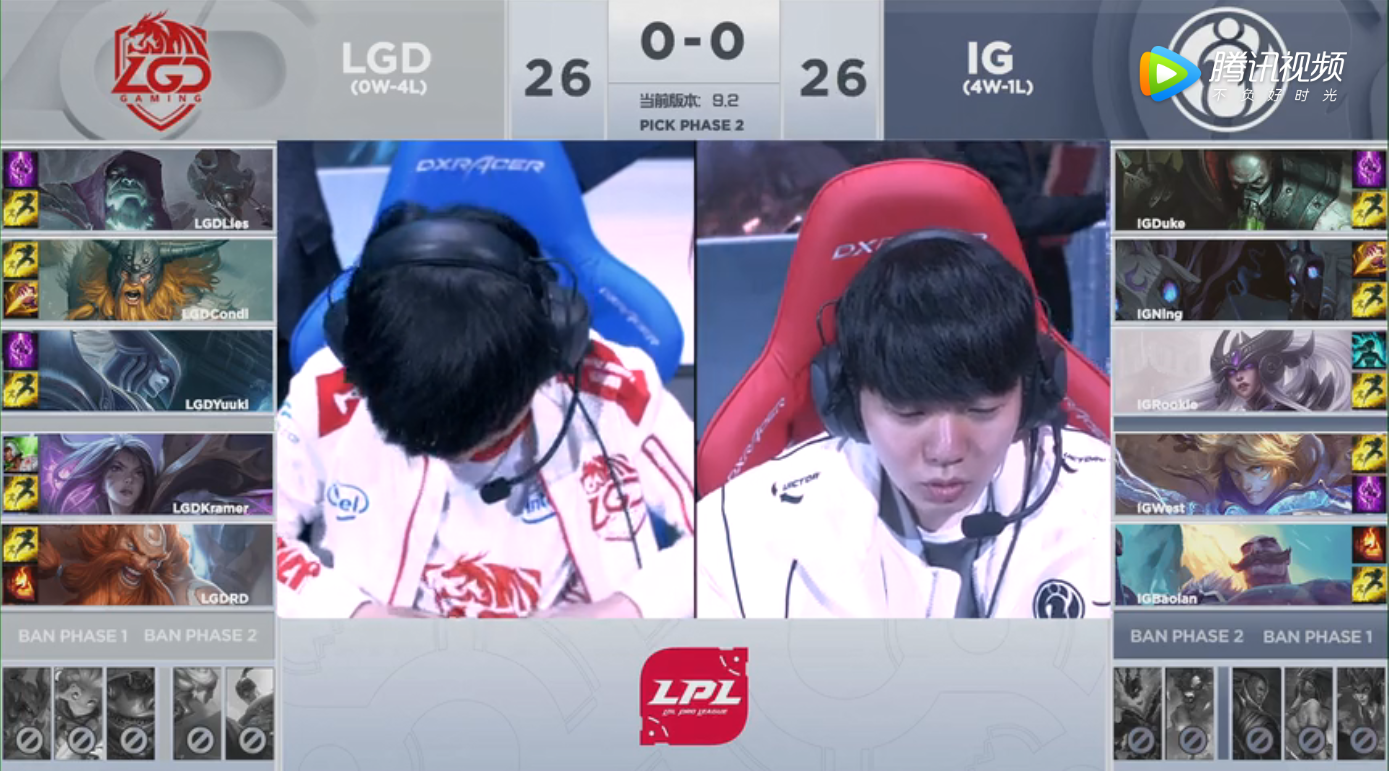 2019LPL春季赛常规赛2月16日IG VS LGD比赛视频回顾