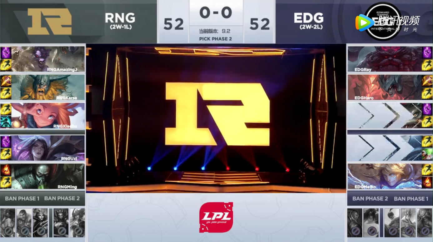 2019LPL春季赛常规赛2月17日RNG VS EDG比赛视频回顾