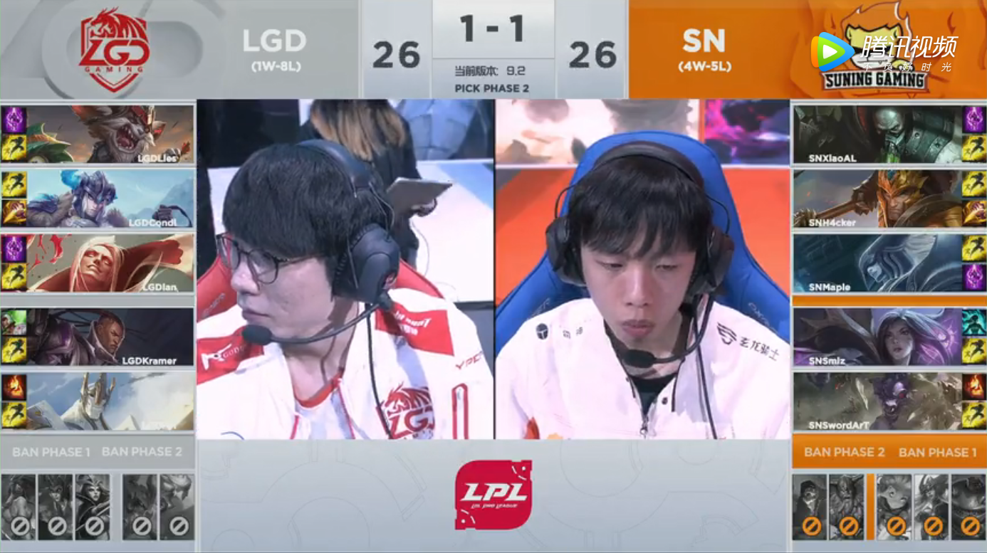 2019LPL春季赛常规赛3月5日LGD vs SN比赛视频回顾