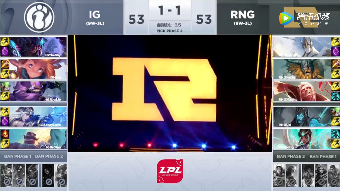 2019LPL春季赛常规赛3月23日RNG VS IG比赛视频回顾
