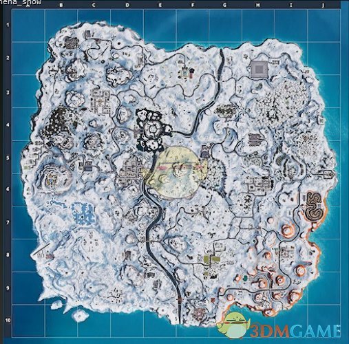 《堡垒之夜》冬季雪地地图曝光