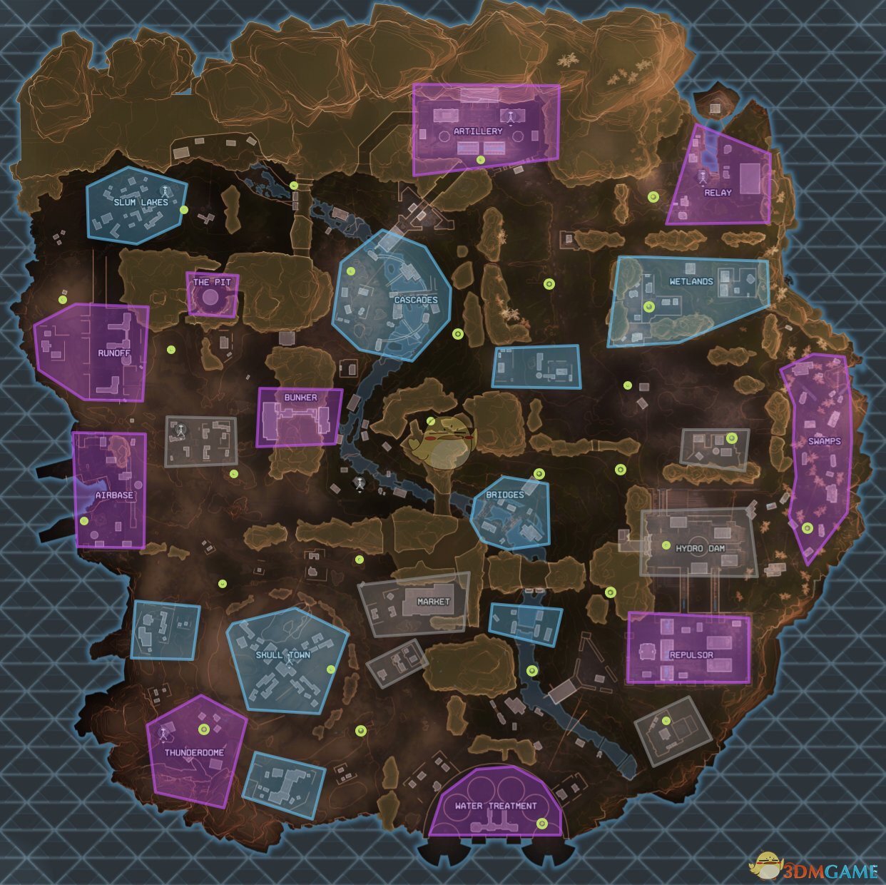 《Apex英雄》地图资源分布一览