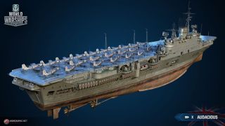 《战舰世界》英国航空母舰模型预览