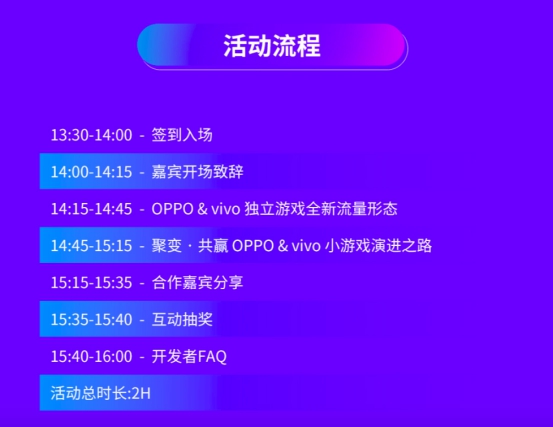 OPPO、vivo独立游戏小游戏开发者交流会723“空降”深圳！