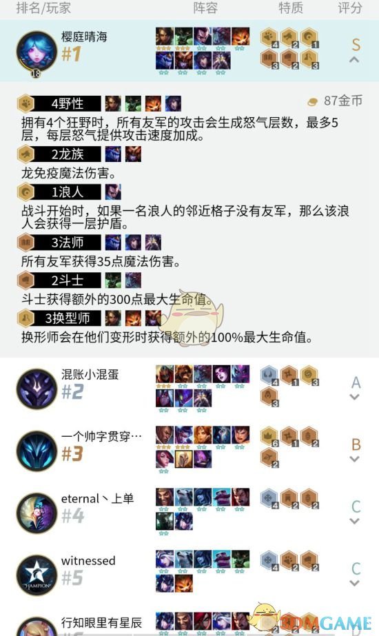 《LOL》云顶之弈野性换形法攻略