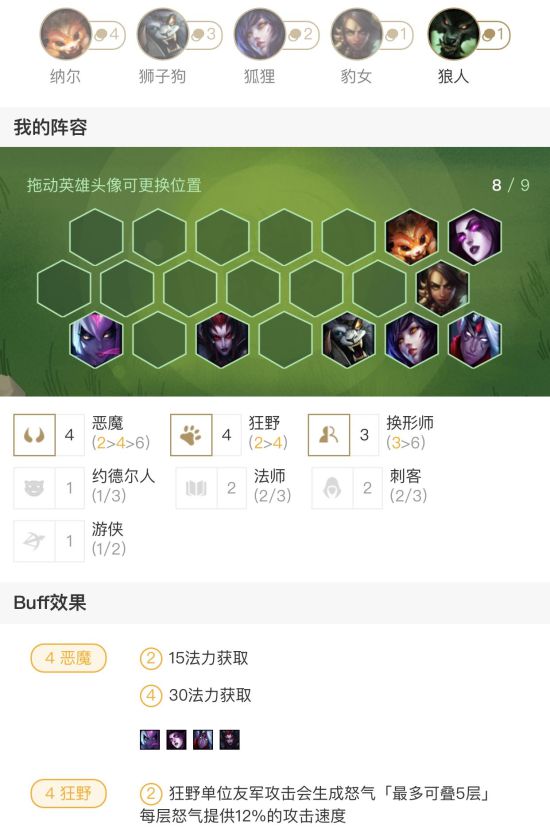 《lol》云顶之弈916狂野换形师恶魔阵容搭配