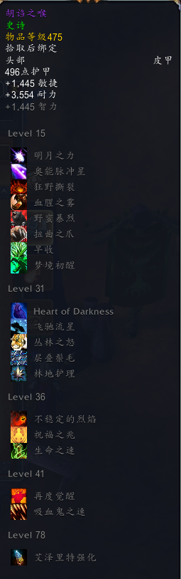《魔兽世界》尼奥罗萨全特质装汇总