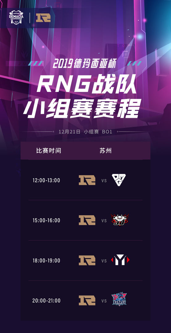 《LOL》2019RNG德杯大名单一览