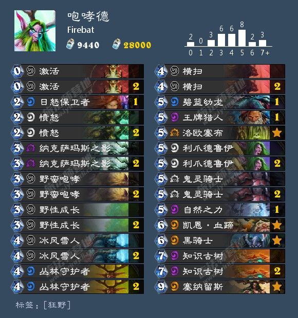 《炉石传说》冠军大厅乱斗冠军套牌一览