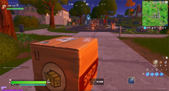 《堡垒之夜》使用伪装纸箱时对玩家造成伤害攻略