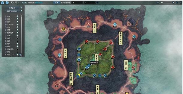 《天涯明月刀》天火岛地图介绍