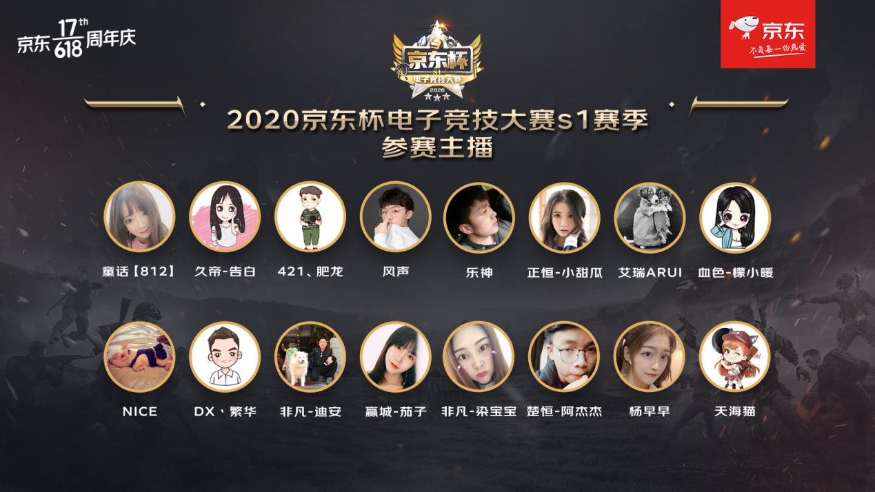 2020京东杯电子竞技大赛S1重磅回归 主播赛揭开大战序幕