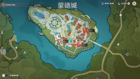 原神慕风蘑菇分布图