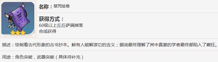 原神禁咒绘卷哪里刷