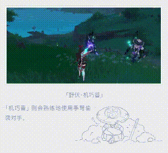 原神野伏技能机制