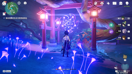 《原神》绀田村东北方的荒废神社钥匙怎么获得