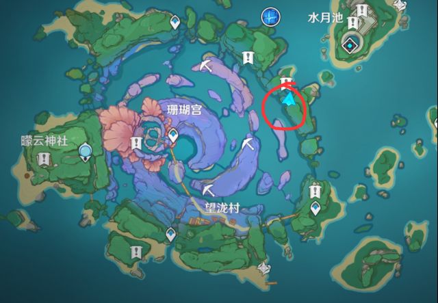 《原神》海盗的宝藏位置