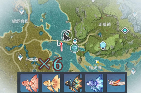 原神甜甜花鱂钓鱼点在哪
