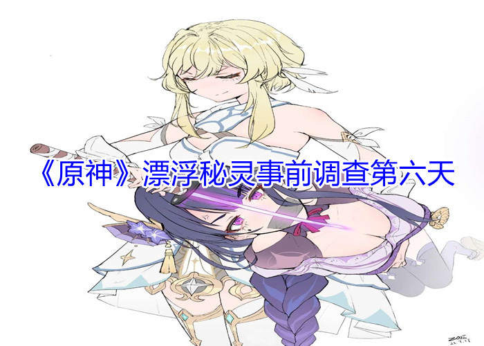 原神漂浮秘灵事前调查第六天怎么做
