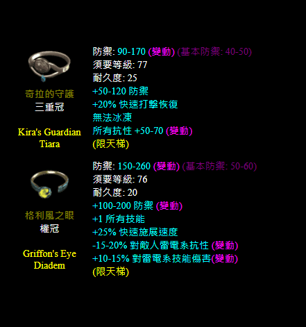 暗黑2重製版強力飾品有哪些_強力戒指項鍊護身符一覽_3dm網遊