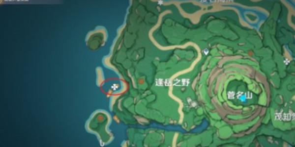 原神鹤观藏宝图碎片在哪