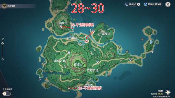 原神遗迹系列怪物讨伐路线一览