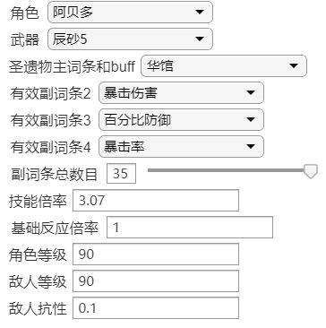 原神阿贝多词条怎么分配