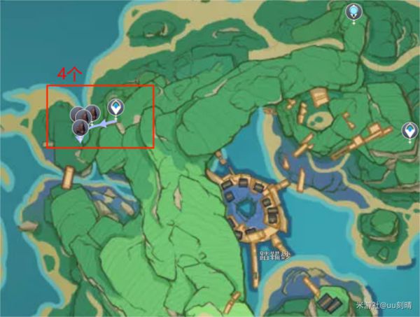 原神全地图铁矿路采集路线