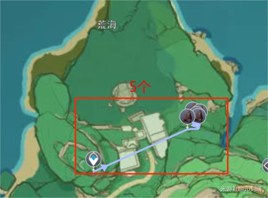 原神全地图铁矿路采集路线