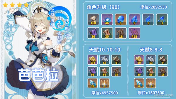 原神2.3芭芭拉攻略大全