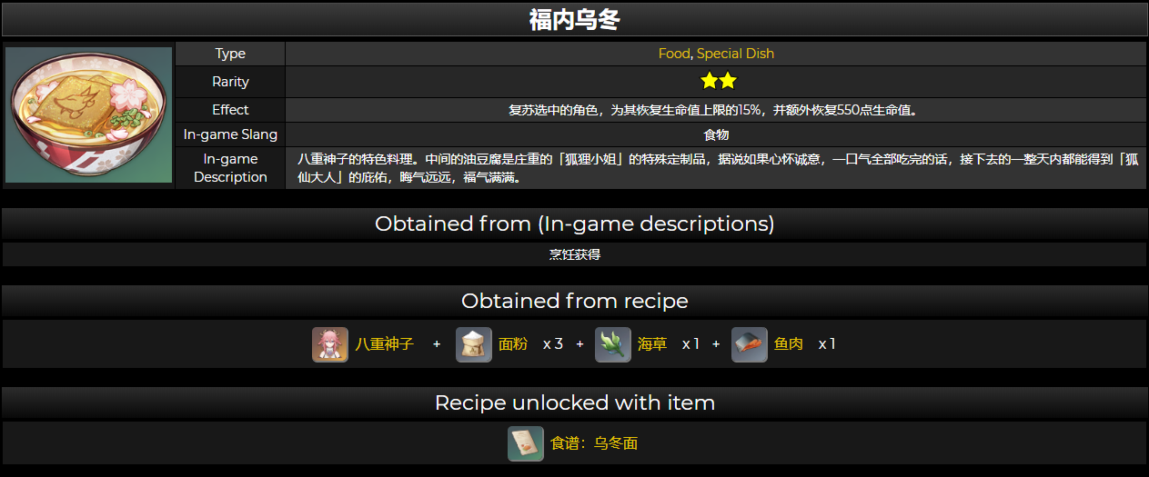 原神2.5新增食谱有哪些
