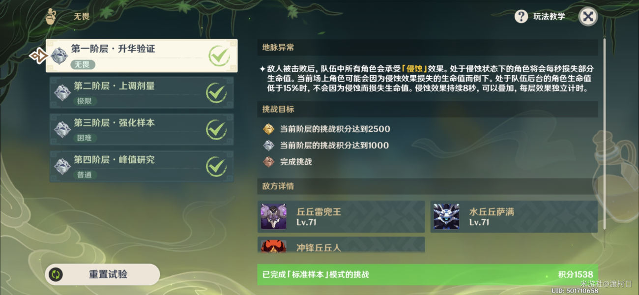 原神魔药研析第三天怎么打