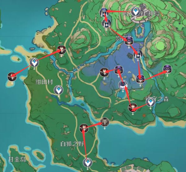 原神2.4精英怪上限讨伐线路分享