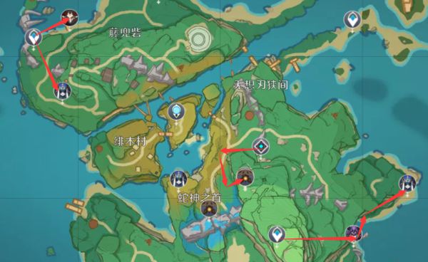 原神2.4精英怪上限讨伐线路分享