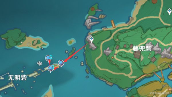 原神2.4海灵芝采集路线分享