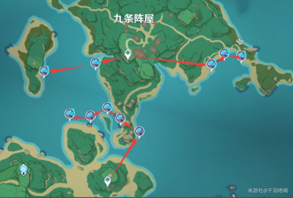 原神2.4海灵芝采集路线分享