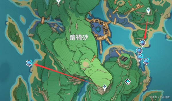 原神2.4海灵芝采集路线分享