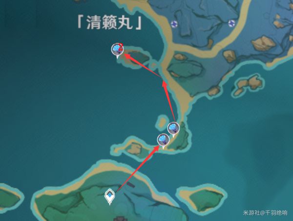 原神2.4海灵芝采集路线分享