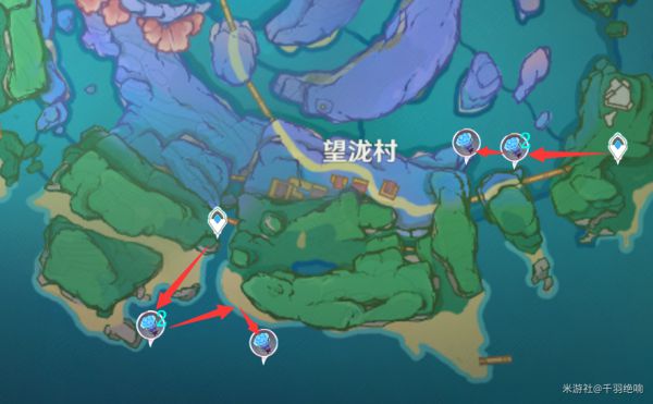 原神2.4海灵芝采集路线分享