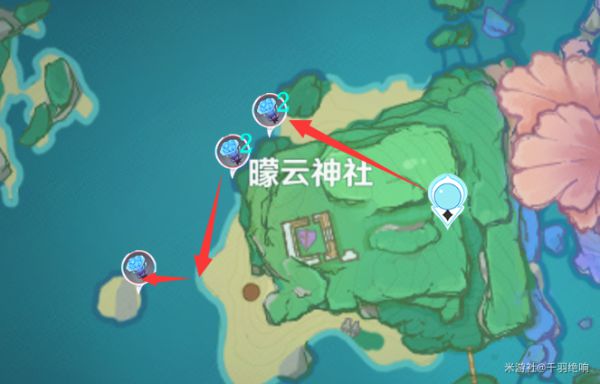 原神2.4海灵芝采集路线分享