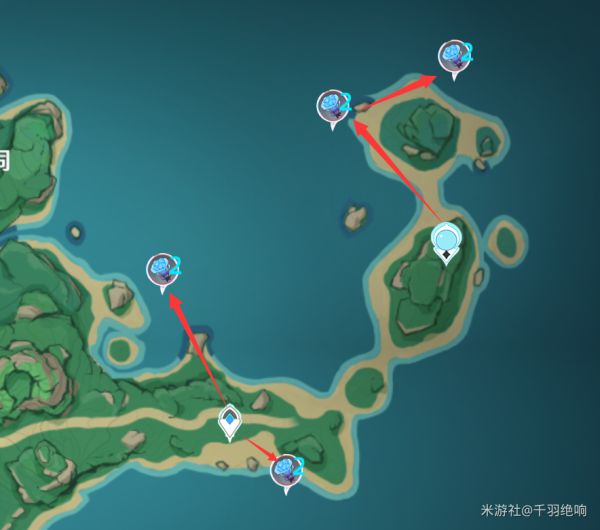 原神2.4海灵芝采集路线分享