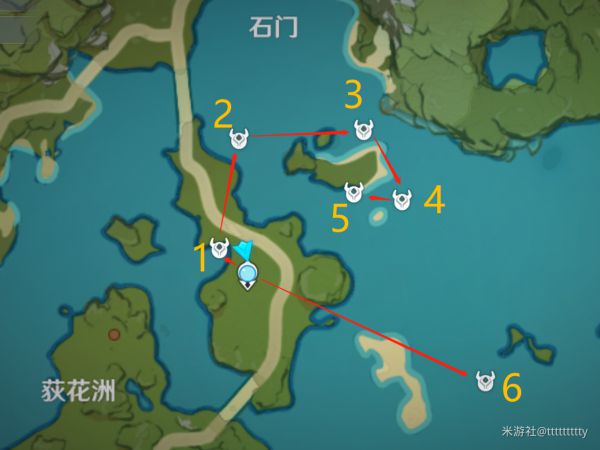 原神海上木匣位置一览