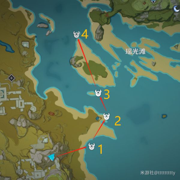 原神海上木匣位置一览