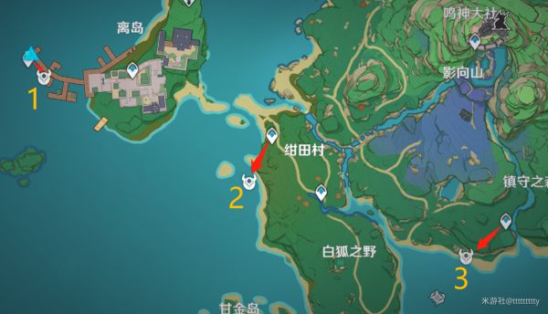 原神海上木匣位置一览