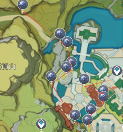 原神琉璃百合采集路线介绍