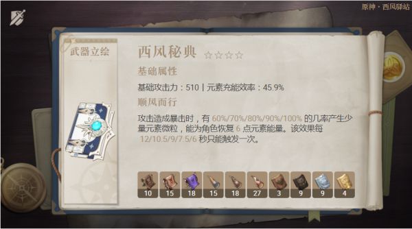 原神2.4版下半期武器池抽取建议