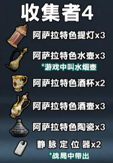 三角洲行动s4赛季收集者材料一览