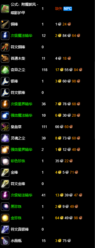 魔兽世界怀旧服附魔冲级攻略