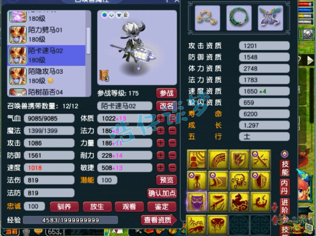 梦幻西游九黎城装备展示图175级